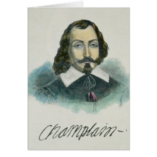 Cartão Samuel de Champlain