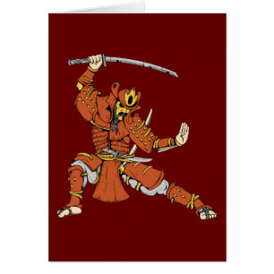Cartão Samurai 4 ~ Ninjas Marcial Arts Warrior Fantasy