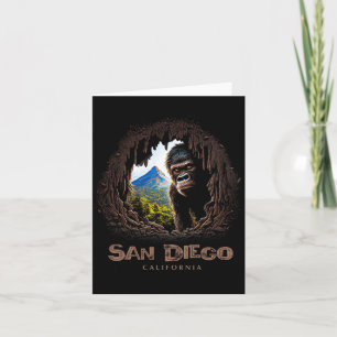 Cartão San Diego California Souvenir Hiking