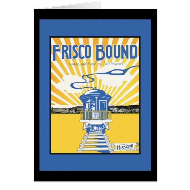 Cartão San Francisco Bound (Frente)