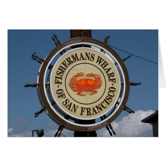 Cartão San Francisco Warf (Frente Horizontal)