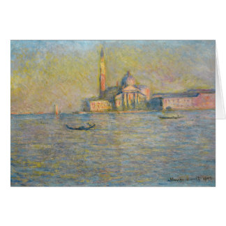 Cartão San Giorggio Maggiore - Claude Monet