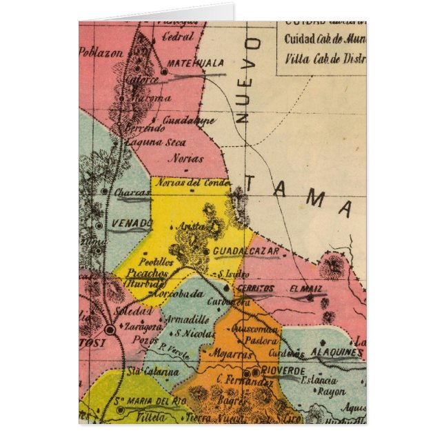 Cartão San Luis Potosi, México (Frente)