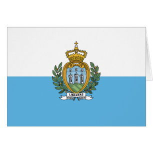 Cartão San Marino Flag
