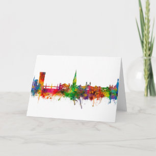 Cartão San Sebastian Espanha Skyline