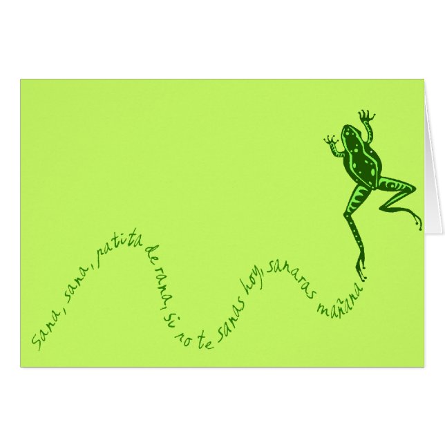 Cartão Sana Rana (Frente Horizontal)