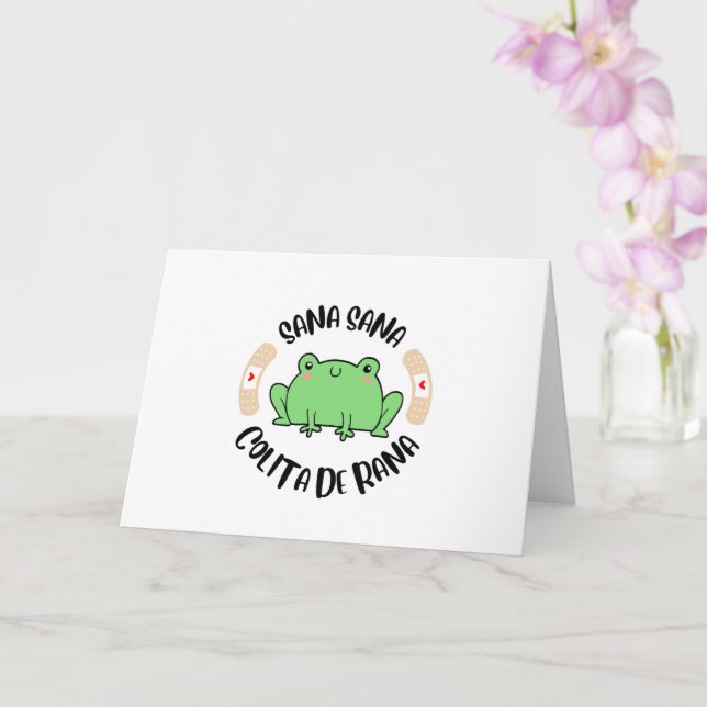 Cartão Sana Sala Colita De Rana, Espanhola (Orquídea)