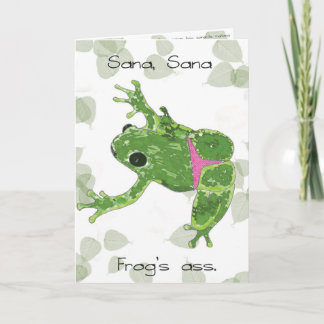 Cartão Sana Sana Colita de Rana