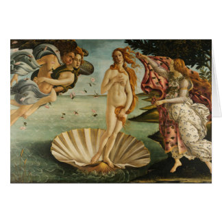 Cartão Sandro Botticelli - O Nascimento de Vênus