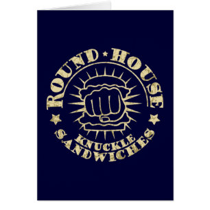 Cartão Sanduíches redondos da casa