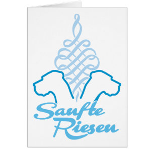 Cartão Sanfte Riesen Gentle Giants