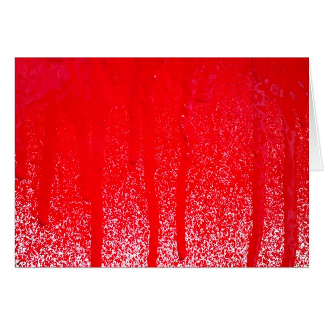 Cartão sangue derramado (Frente Horizontal)