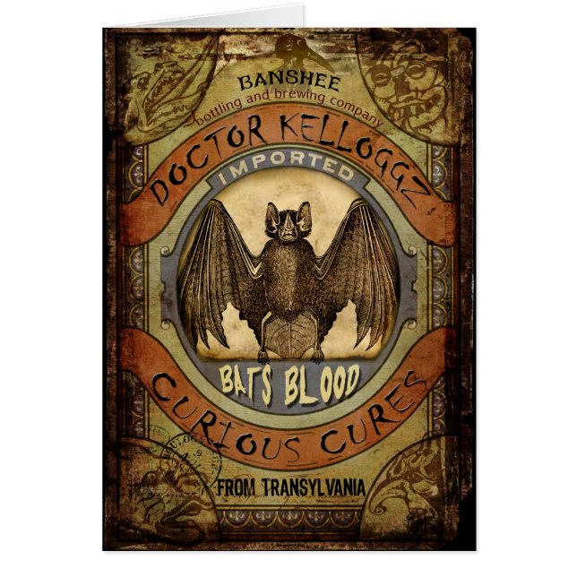 Cartão Sangue dos bastões (Frente)