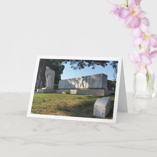 Cartão Santa Catarina de Siena, Castel sant'Ange, Roma (Orquídea)