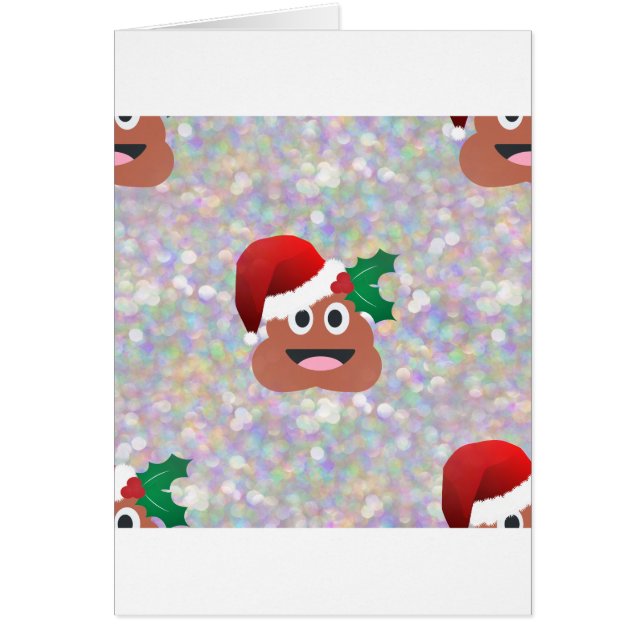 Cartão santa claus emoji (Frente)