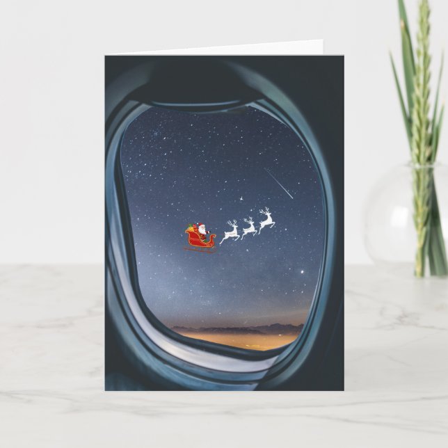 Cartão Santa.Folded Greeting Card (Frente)