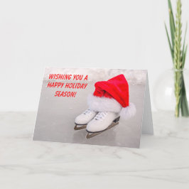 Cartão Santa Hat nos Skates