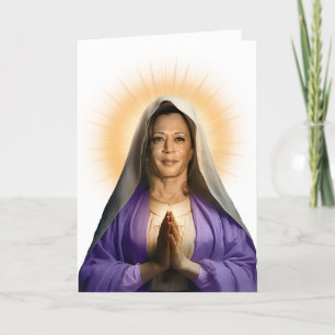 Cartão Santa Kamala Harris Devocional de Oração