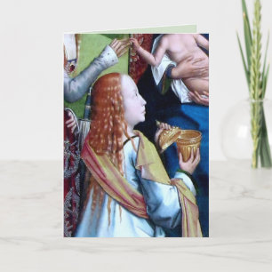 Cartão Santa Maria Madalena como Myrrhbearer (detalhe; M 
