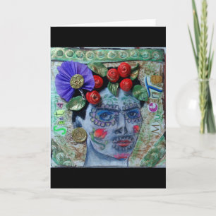 Cartão Santa Muerte Day of the Dead Greeting card
