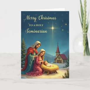 Cartão Santa Natividade Seminária de Natal na Igreja