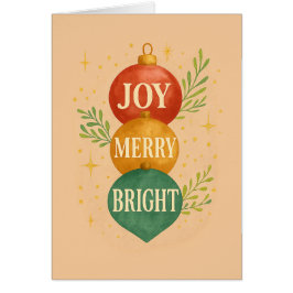 Cartão Santa & Snowman Winter Scene – Festive Holiday 