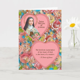 Cartão Santa Teresa de Lisieux (BJE 01; Citação para Mães