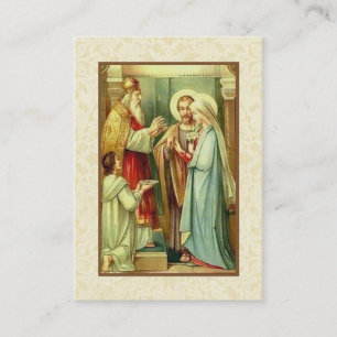 Cartão santamente da oração católica do corte do