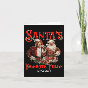 Cartão Santas Felon Favorito Desde Natal De 2024