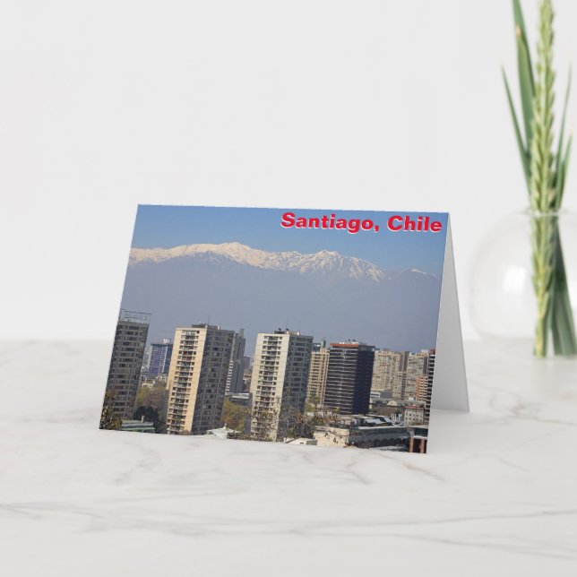 Cartão Santiago, Chile (Frente)