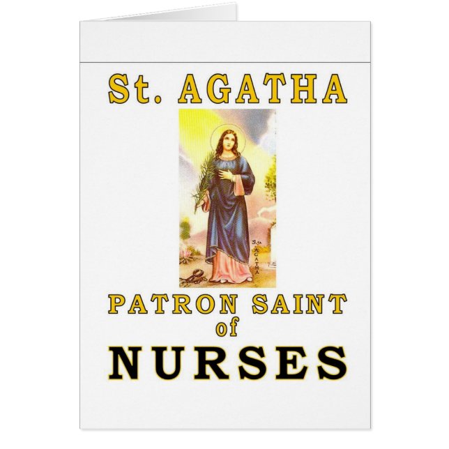 CARTÃO SANTO AGATHA (Frente)