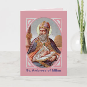 Cartão Santo Ambrósio de Milão (BEN 001)