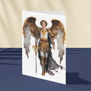 Cartão Santo Arcanjo Gabriel Padroeiro das Comunicações