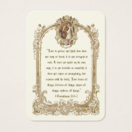 Cartão Santo Católico Tradicional de Casamento