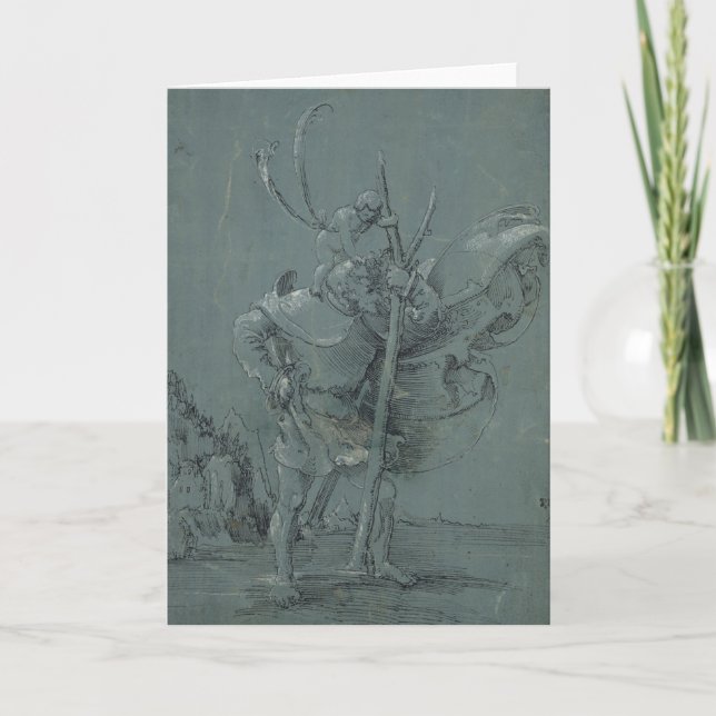 Cartão Santo Christopher, 1510 (Frente)