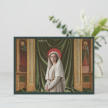Cartão Santo de Arte Católica | Santa Godelieve de