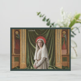 Cartão Santo de Arte Católica | Santa Godelieve de
