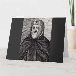 Cartão Santo Ephrem, teólogo cristão sírio