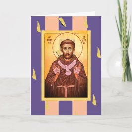 Cartão Santo Francis de Assisi