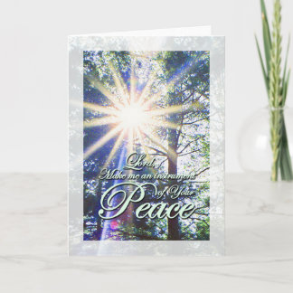 Cartão Santo Francisco Orador da Paz