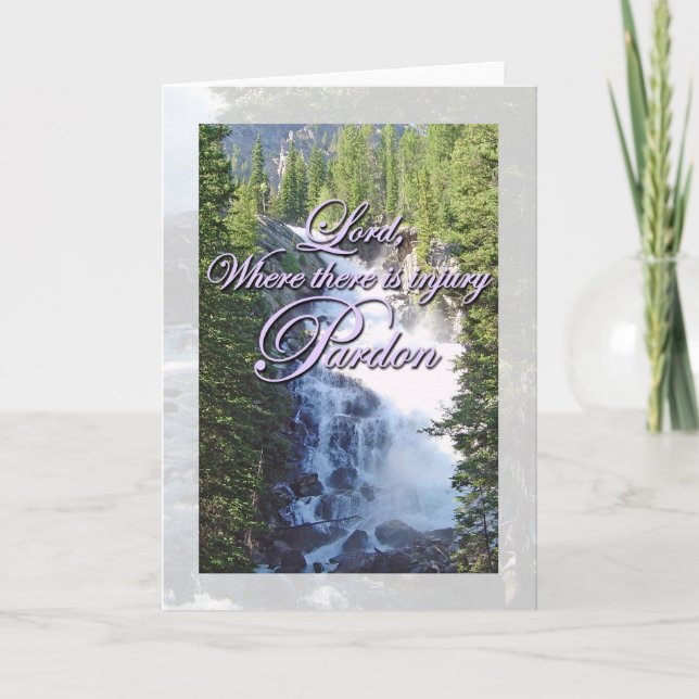 Cartão Santo Francisco Orador, Perdão (Frente)