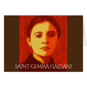CARTÃO SANTO GEMMA GALGANI