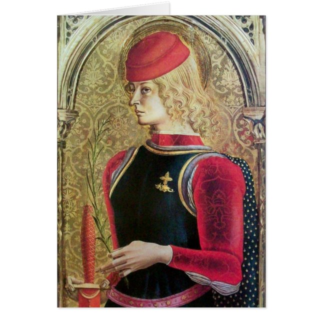 Cartão Santo George (Frente)