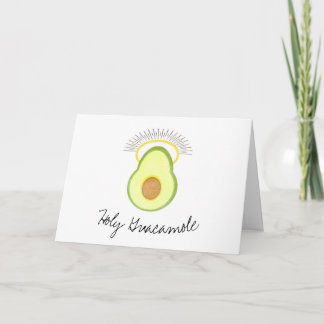 Cartão Santo Guacamole, Envelhecer, Aniversário Engraçado