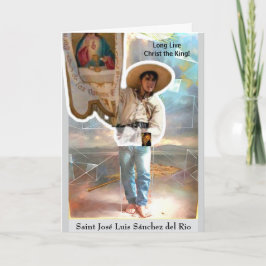 Cartão Santo José Luis Sánchez del Rio