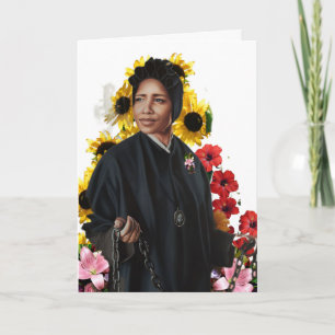 Cartão Santo Josephine Bakhita Folheto De Saudação