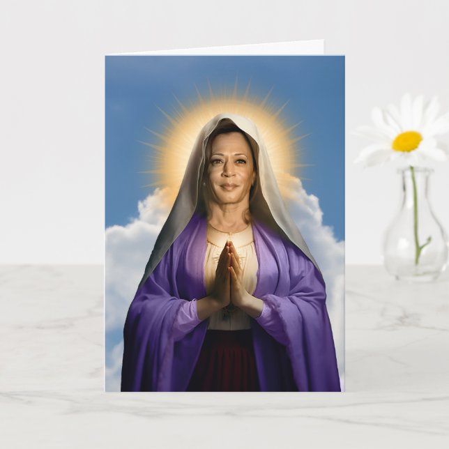 Cartão Santo Kamala Harris Devocional de Oração (Planta pequena)