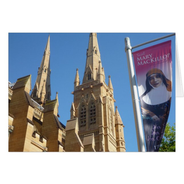 Cartão santo mary (Frente Horizontal)