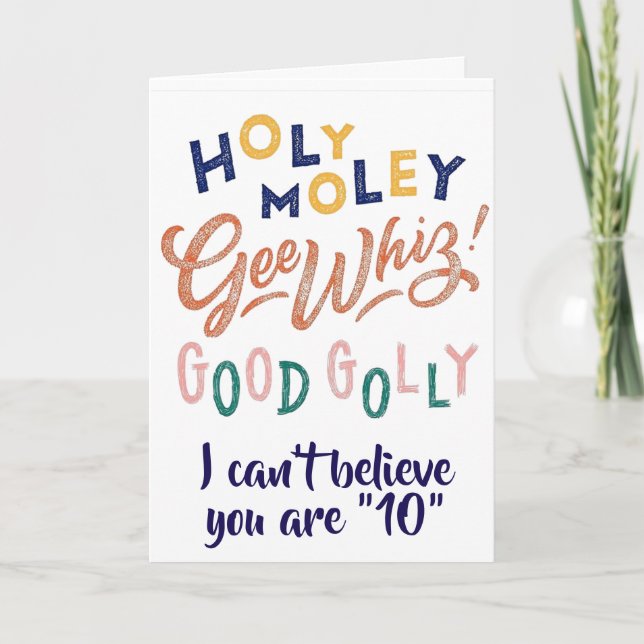 CARTÃO SANTO MOLY E BOM OURO VOCÊ É ****10*** (Frente)