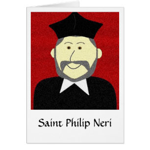 Cartão Santo Philip Neri
